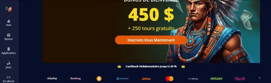 Rolldorado bonus france